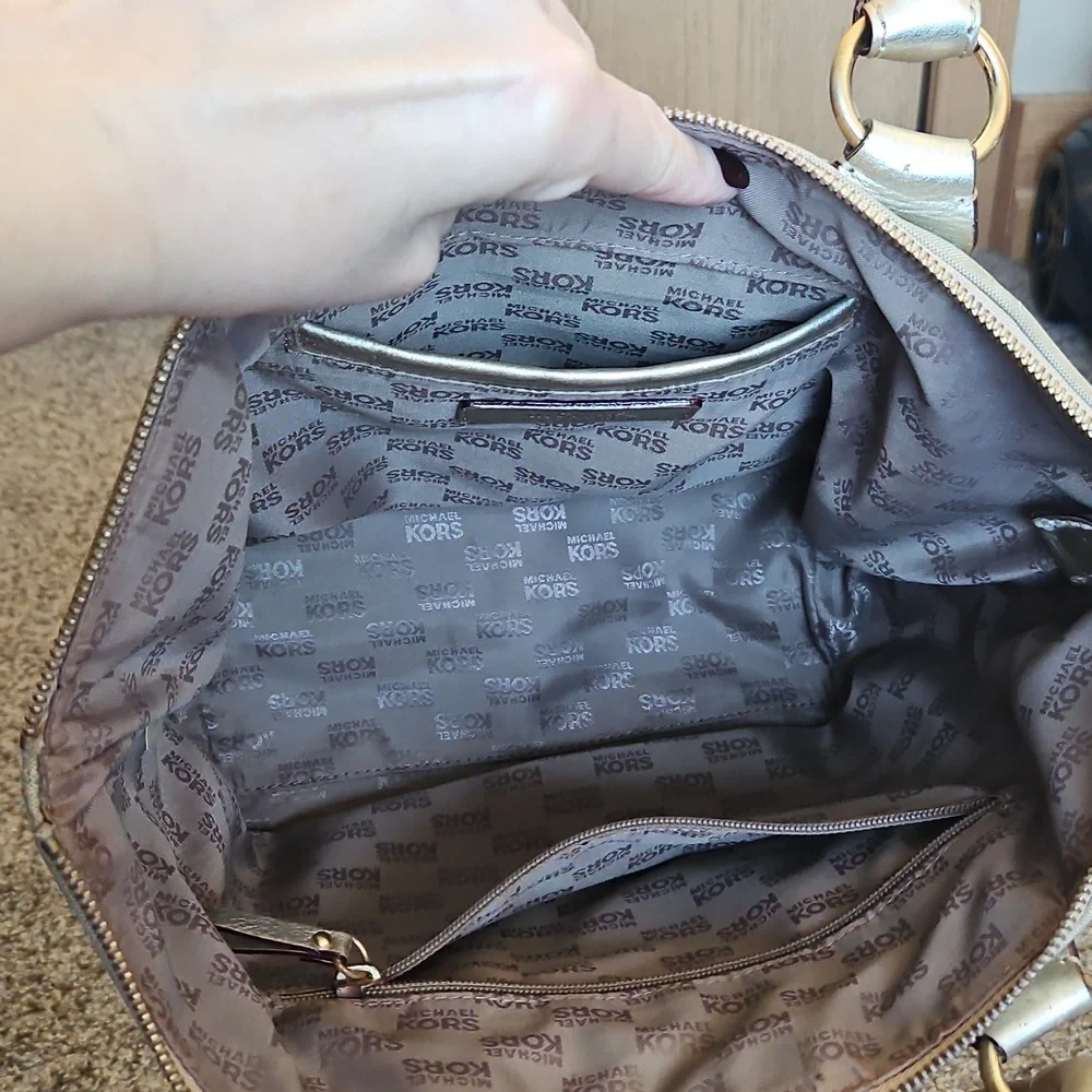 Vintage Michael Kors Beige Tote Bag